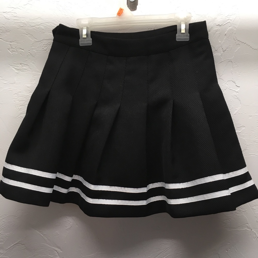 Black schoolgirl skirt